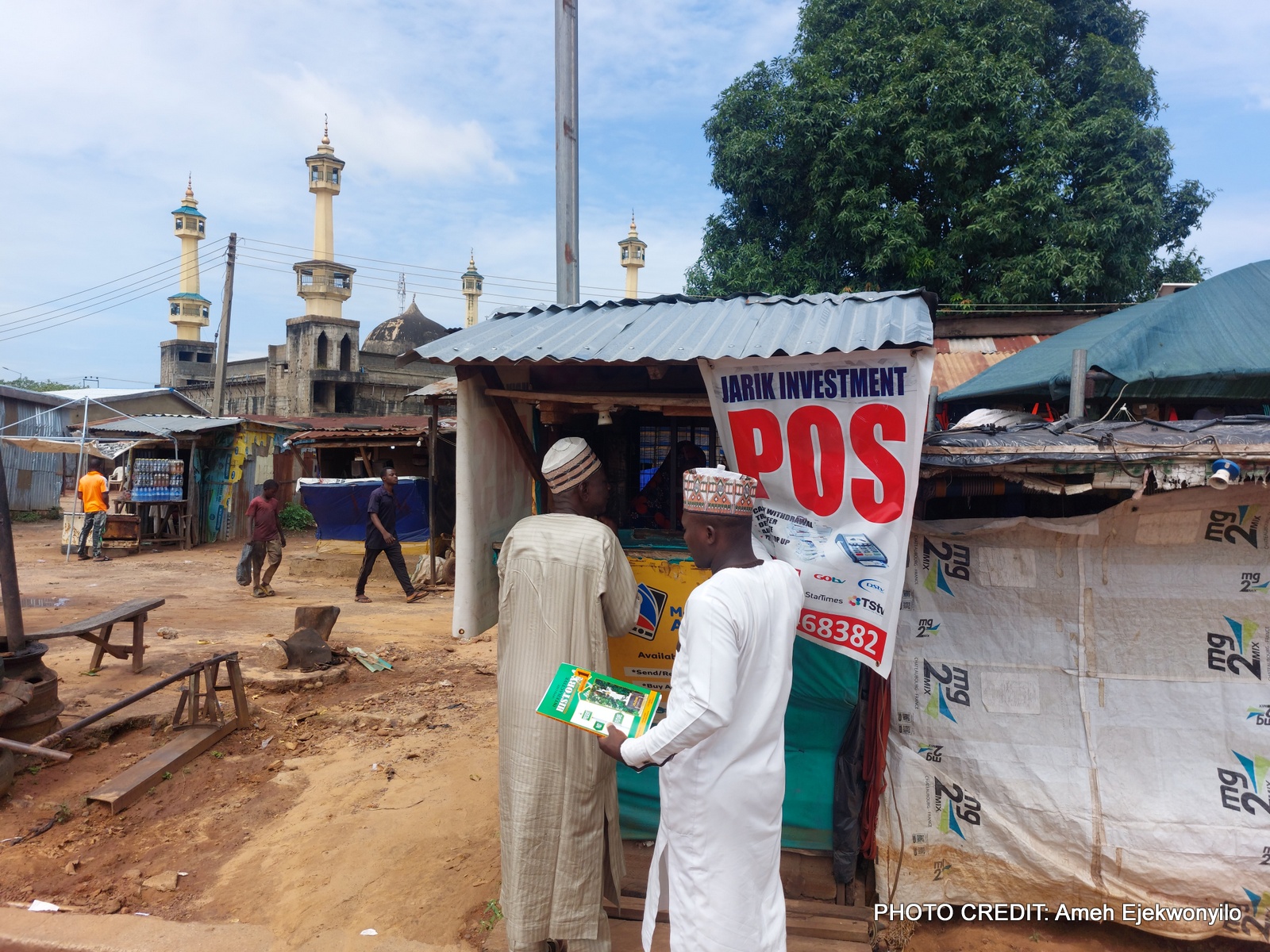 A point of sale kiosk along Abuja-Lokoja Expressway at Abaji, Abuja. (Photo Credit: Ameh Ejekwonyilo)