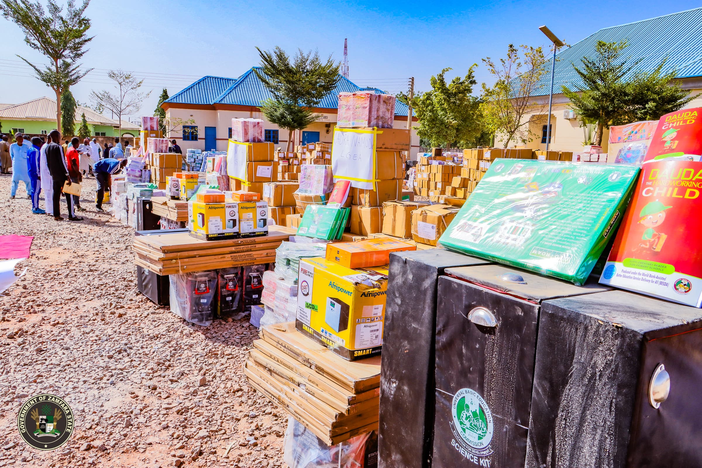 Gov Lawal shares education materials to 250 public schools in Zamfara State