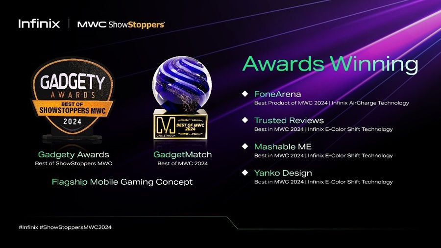MWC 2024 Awards: Infinix's flagship mobile gaming innovation steals show - Vimarsana News