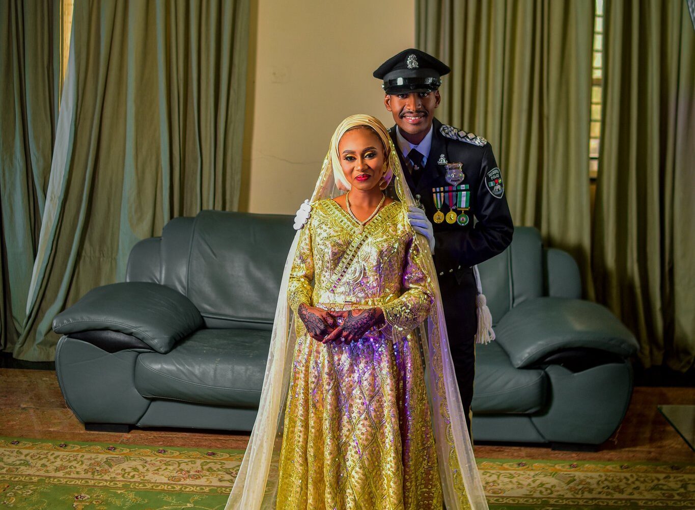 Mahid Abubakar and his wife, Nafisa Yusuf (PHOTO CREDIT :X: @MaheedMuazu)