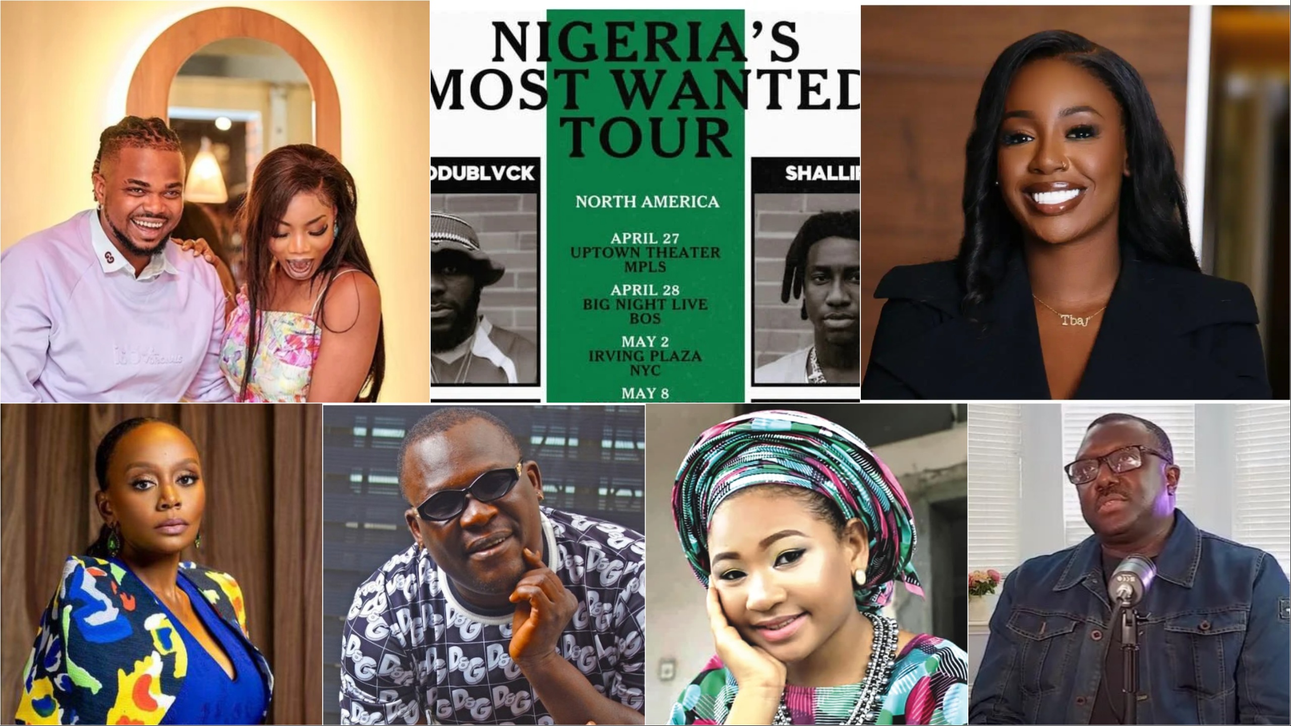 Tolani Baj's virginity, Femi Brainard's US sojourn, Laide Bakare vs Eniola Badmus, other top entertainment news last week - Vimarsana News