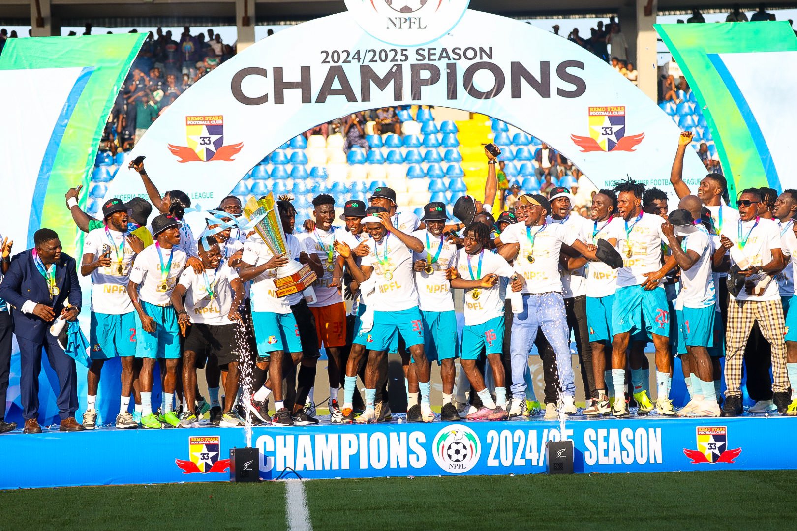 Champions Remo Stars set for historic trophy parade