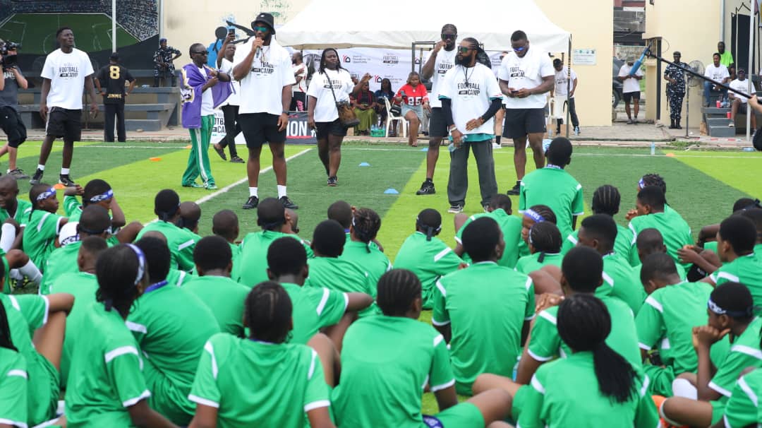Ravens’ linebacker Odafe Oweh leads NFL stars to Lagos for Youth American Football Camp
