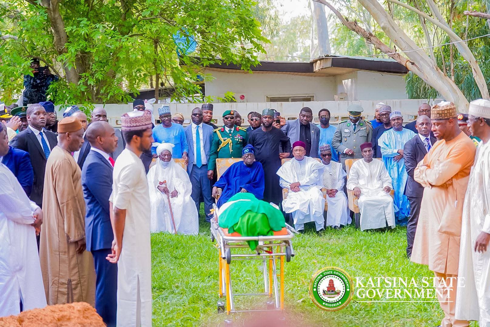 How President Tinubu, opposition coalition leaders snub each other at Buhari's burial ceremony