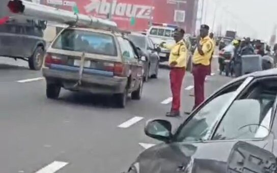 Many injured as Danfo somersaults in 3rd Mainland Bridge crash