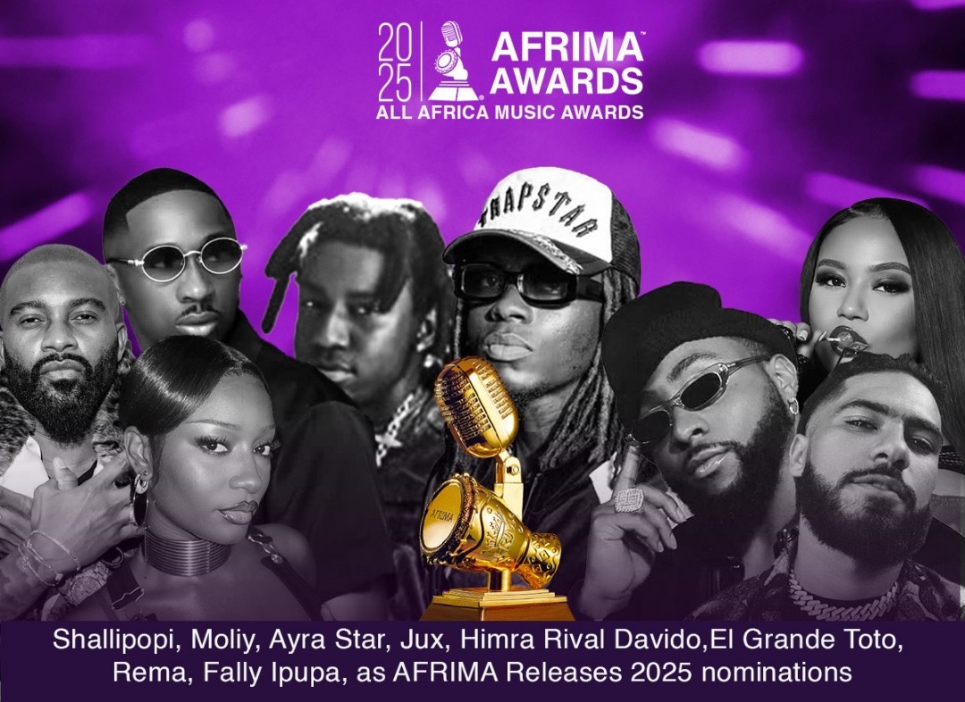 Davido, Burna Boy, Shallipopi, others dominate AFRIMA 2025 nominations (FULL LIST)
