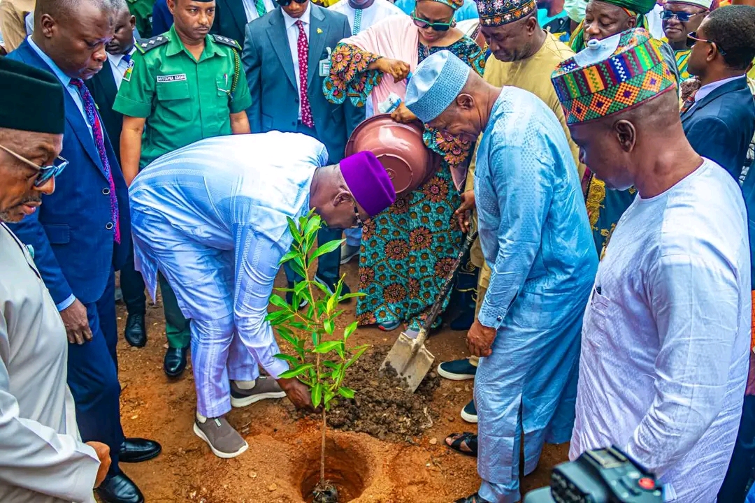 Gov Sule launches tree planting, clean environment campaign in Karu