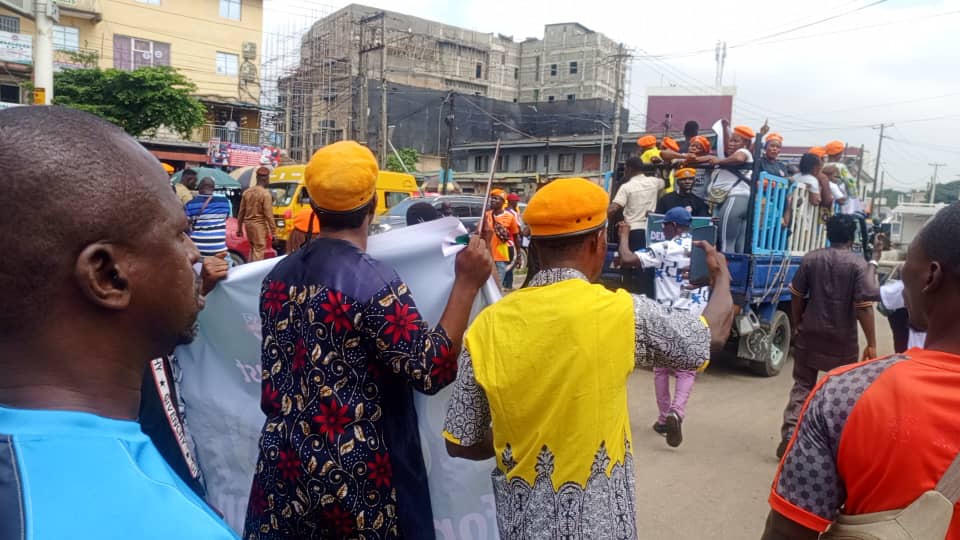 How residents staged #FreeNnamdiKanuNow protest amid police crackdown