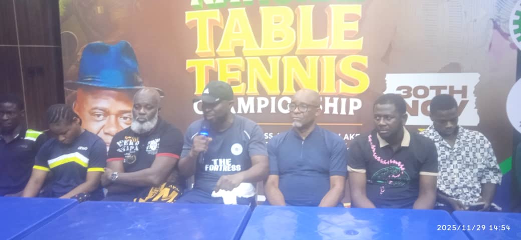 Table tennis: Bayelsa set for maiden Gov. Diri Top 16 Invitational National Championship