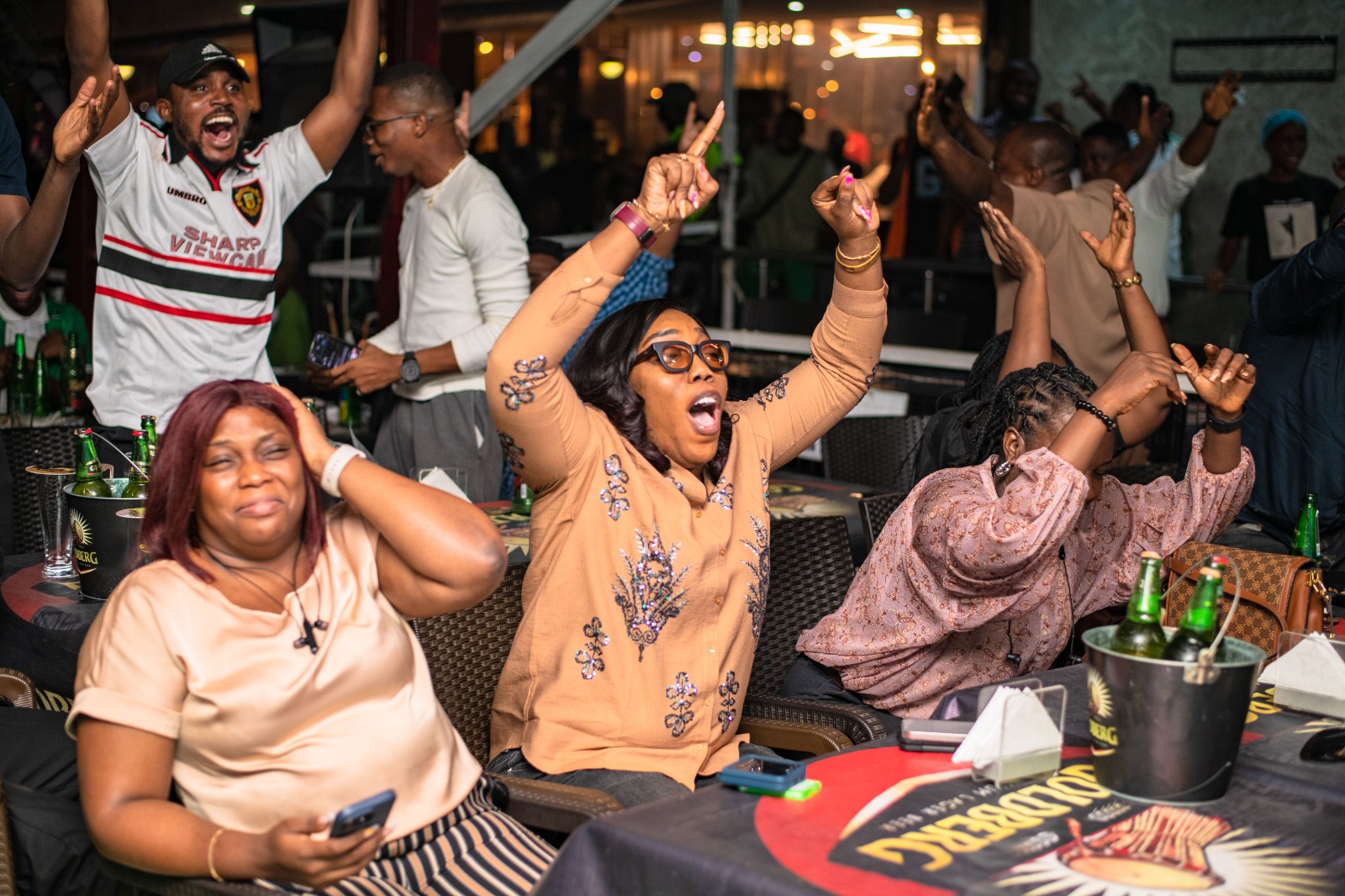 Goldberg leads fan celebration as Super Eagles advance to Round of 16