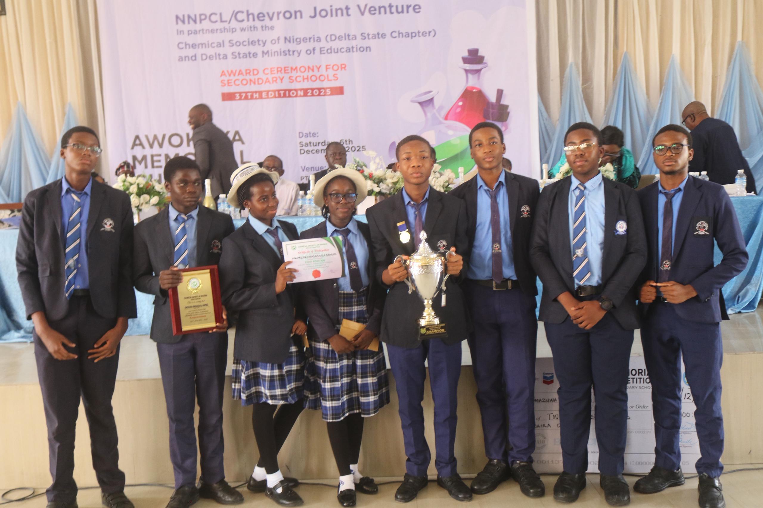 Chevron celebrates top Delta student at 2025 Chemistry competition