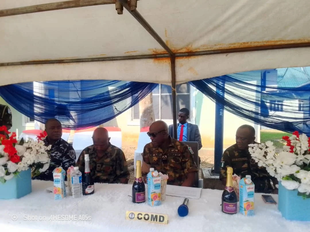 JTF commander hosts Christmas luncheon for troops in Bayelsa