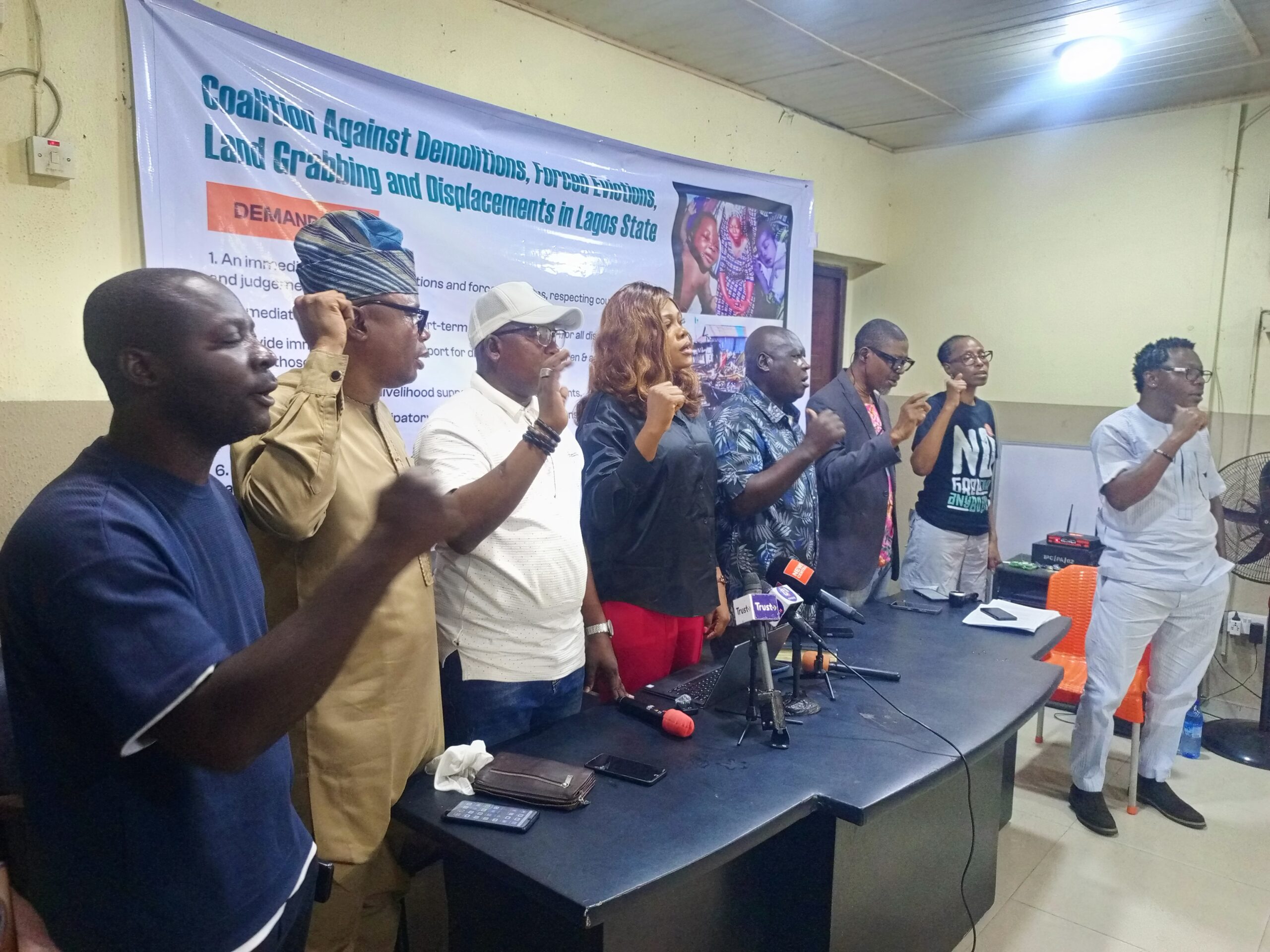 12 persons dead, thousands displaced amid Lagos govt’s mass demolitions exercise – Coaltion