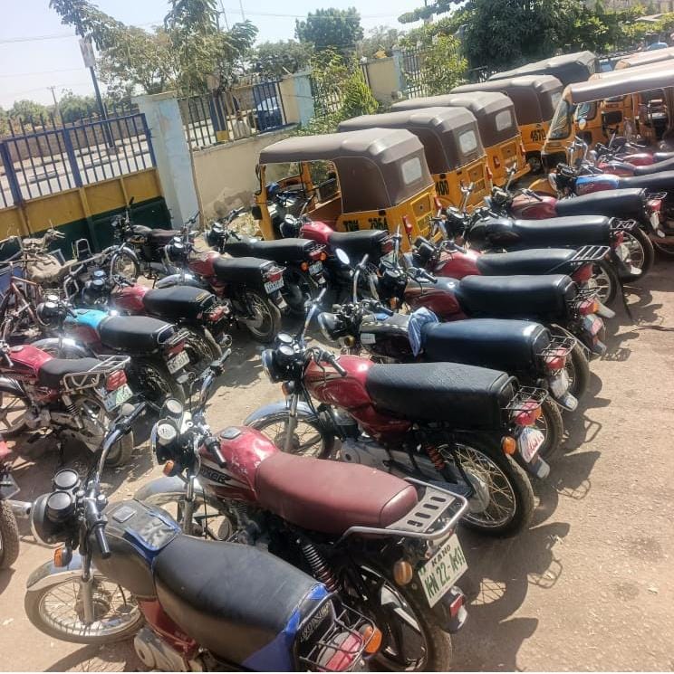 Banditry: Police confiscate 104 motorcycles in Kano
