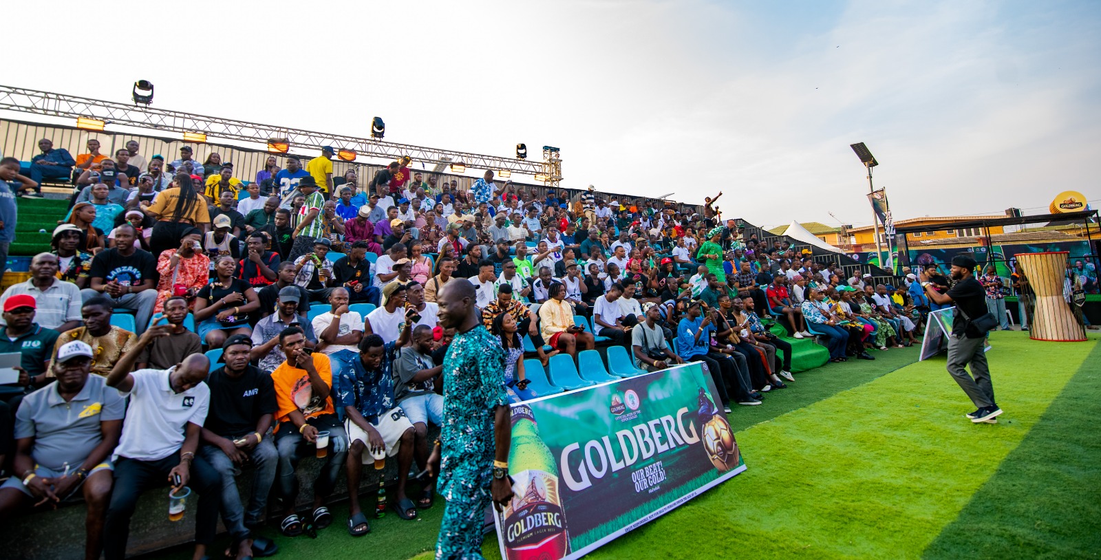 Zlatan Ibile, Segun Johnson light up Goldberg festival after Super Eagles beat Algeria
