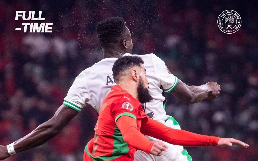 JUST IN: AFCON 2025: Nigeria lose semi-final to Morocco on penalties