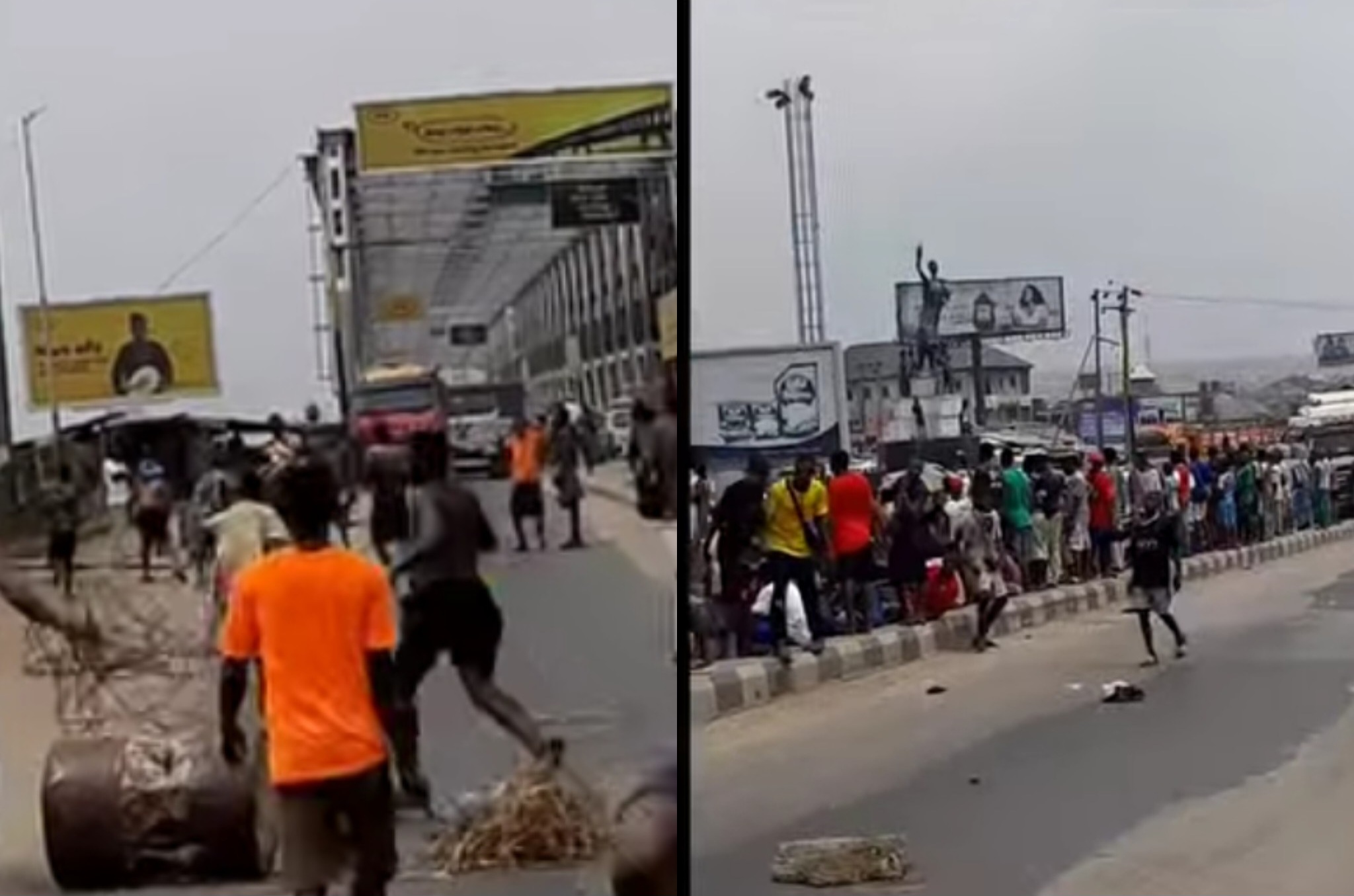 Onitsha Market Closure: Traders block head bridge as protest enters second day