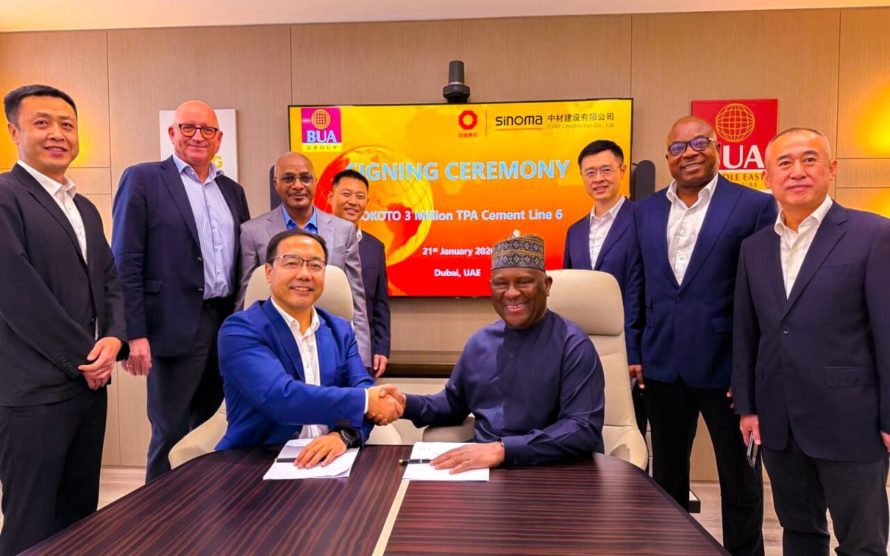 BUA Cement signs agreement to build new 3-million-ton-per-annum facility in Sokoto