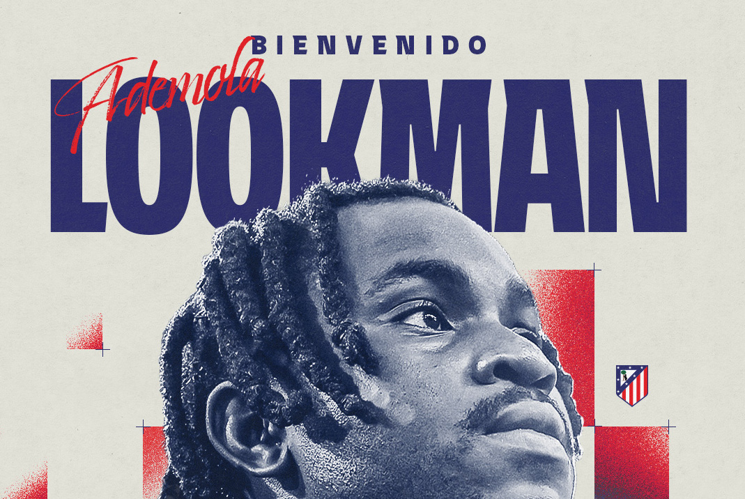 Ademola Lookman completes Atlético Madrid move, signs until 2030