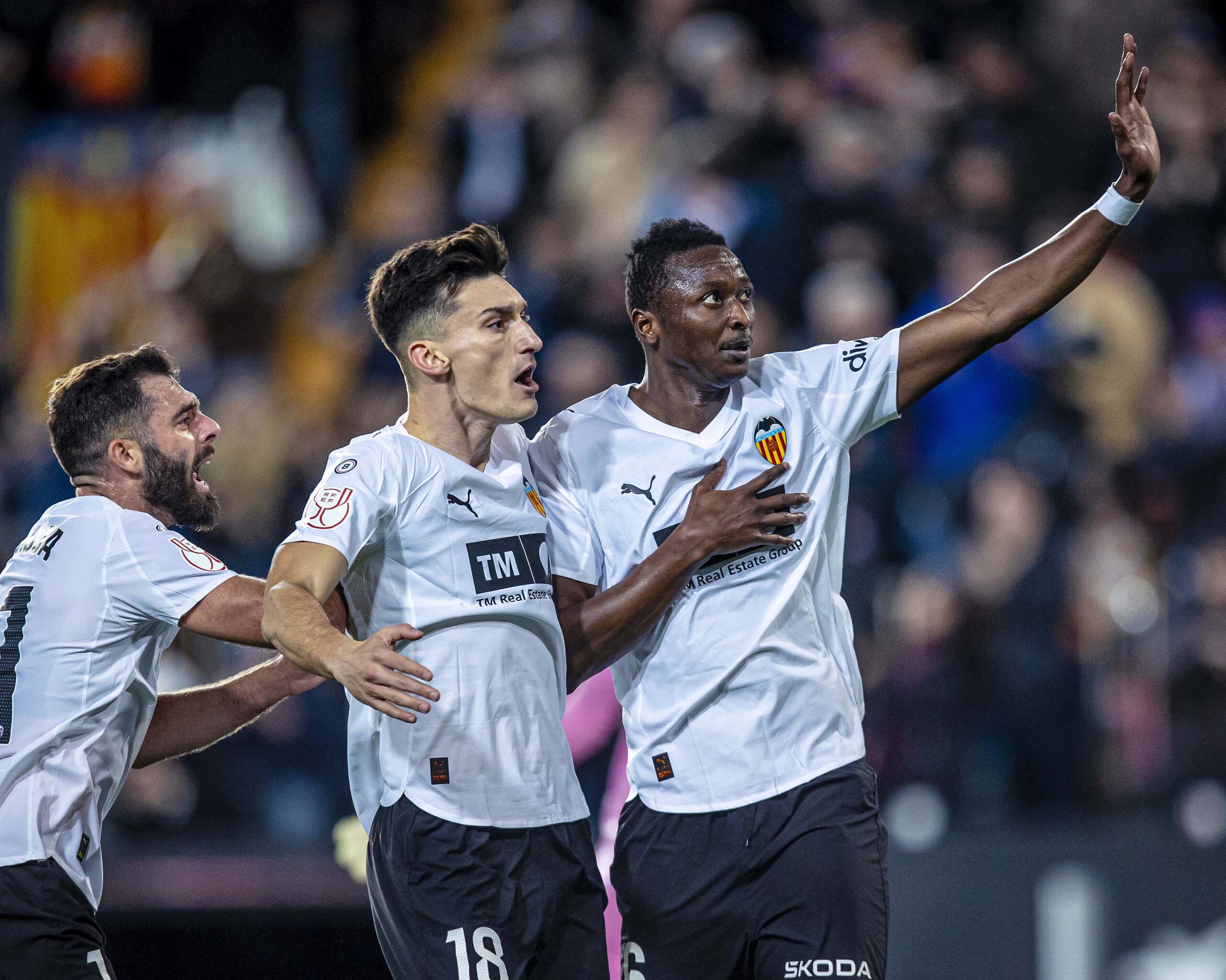 Copa del Rey: Sadiq Umar scores after own goal in Valencia’s loss