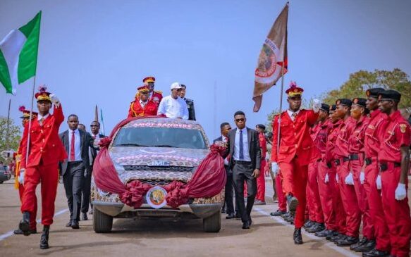 ‎Insecurity: Gov Aiyedatiwa inducts 500 newly trained officers into Amotekun Corps