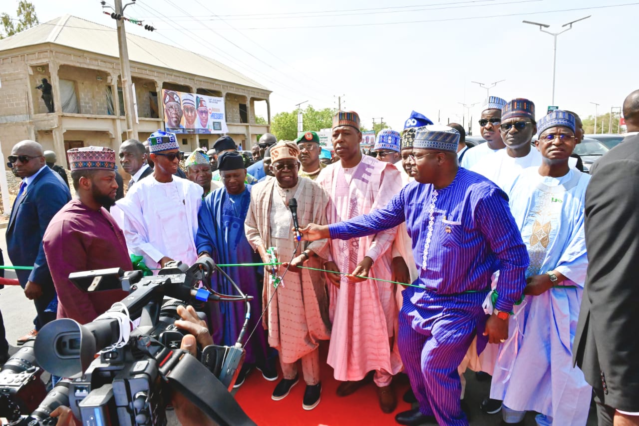 What Tinubu said about Ribadu, Fintiri, governance in Adamawa