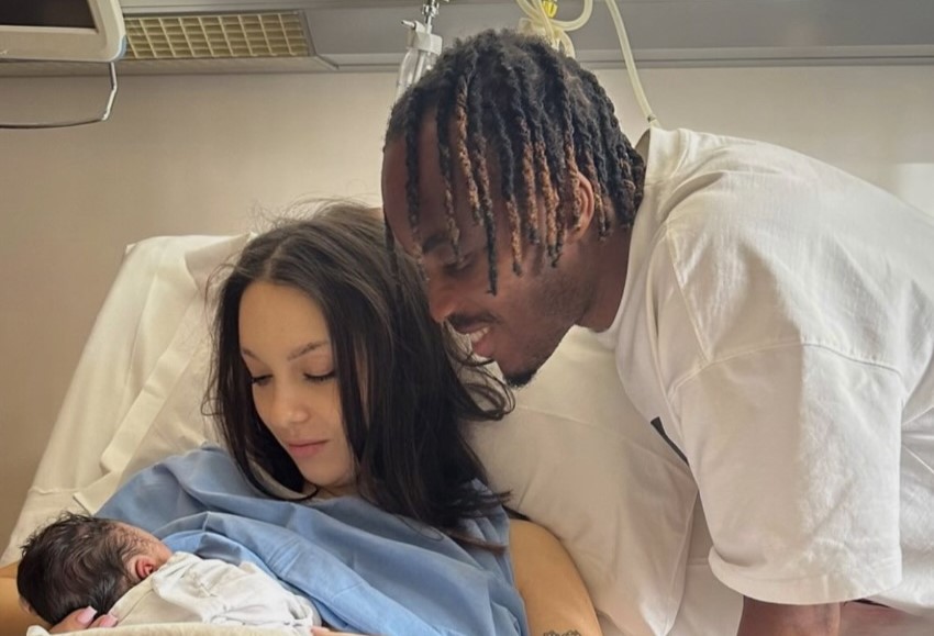 “Best gift ever”: Super Eagles defender, Onyemaechi, welcomes first child