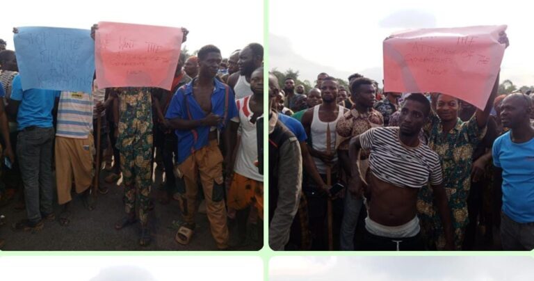 Ondo residents protest abductions in communities, display victim’s corpse