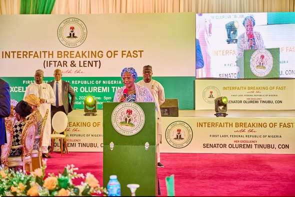 Oluremi Tinubu urges unity as Christians and Muslims observe fasting together