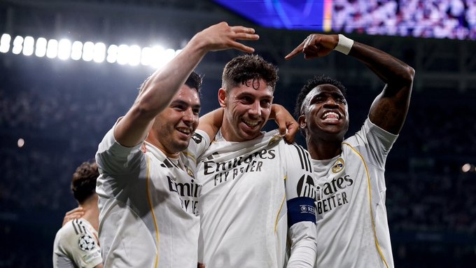 UCL Roundup: Valverde fires Real Madrid to big win as PSG hit five against Chelsea