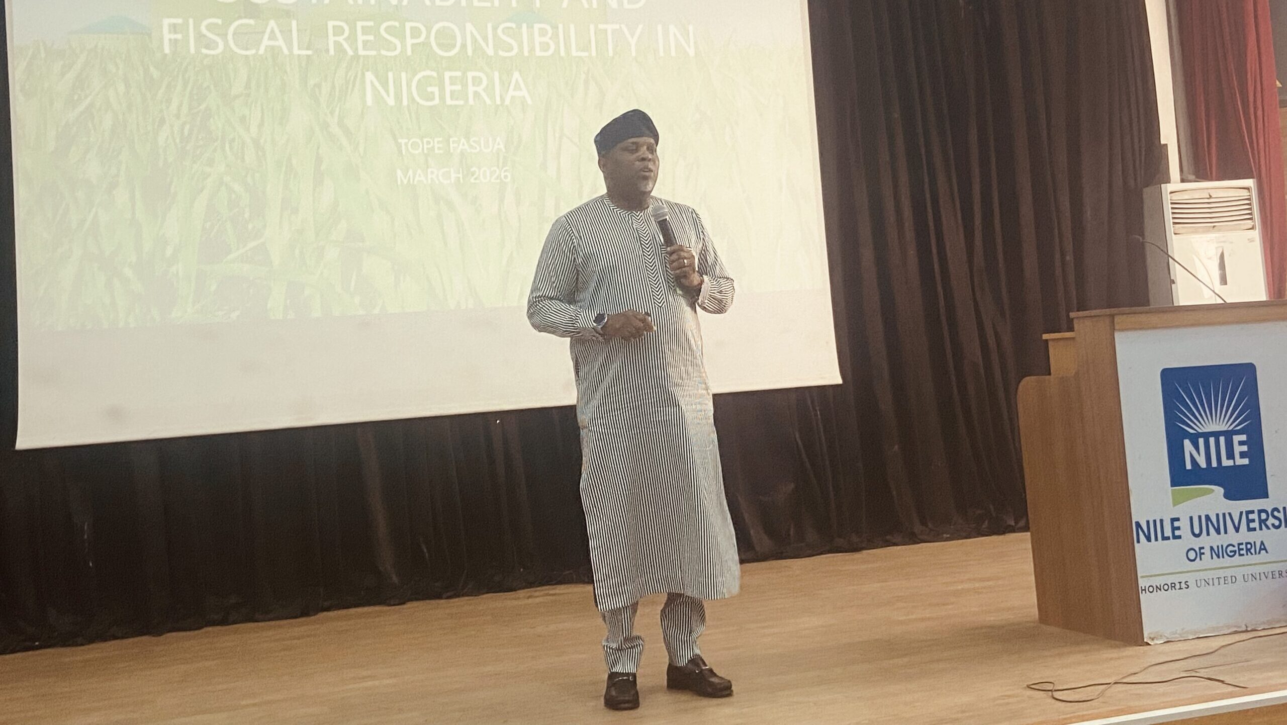 At Nile University, Tinubu’s aide advocates responsible use of public debt