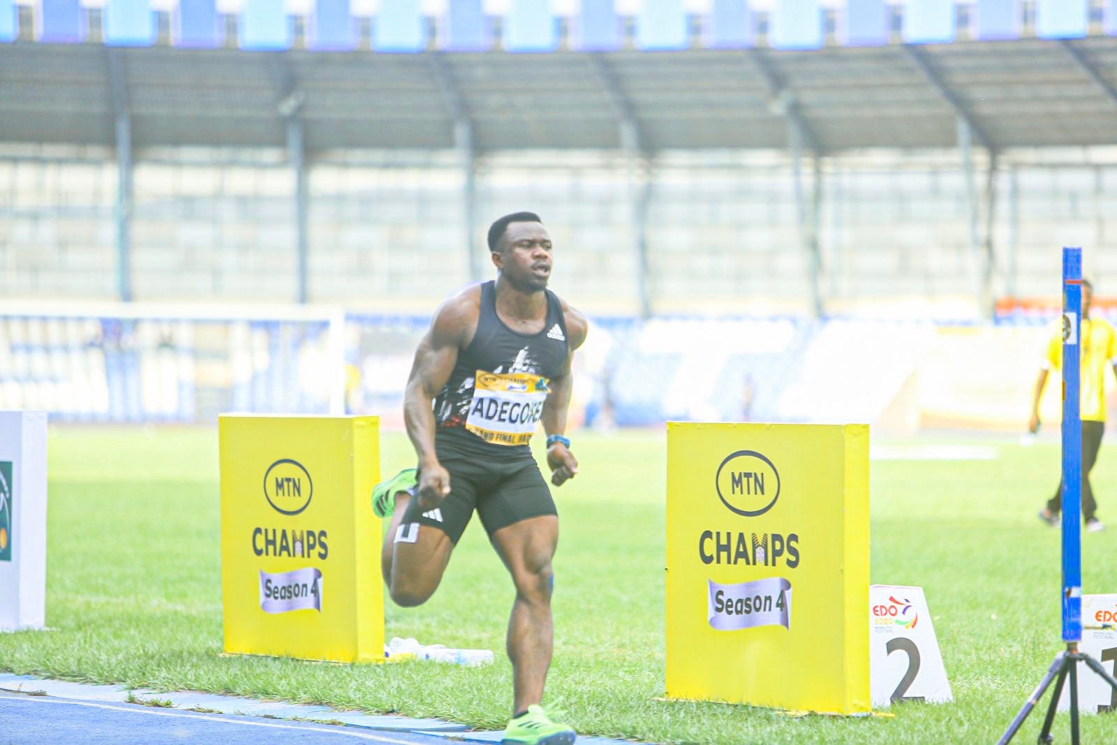 MTN CHAMPS Grand Final: Adegoke, Ezeakor tie in 100m as Omokwe wins women’s race