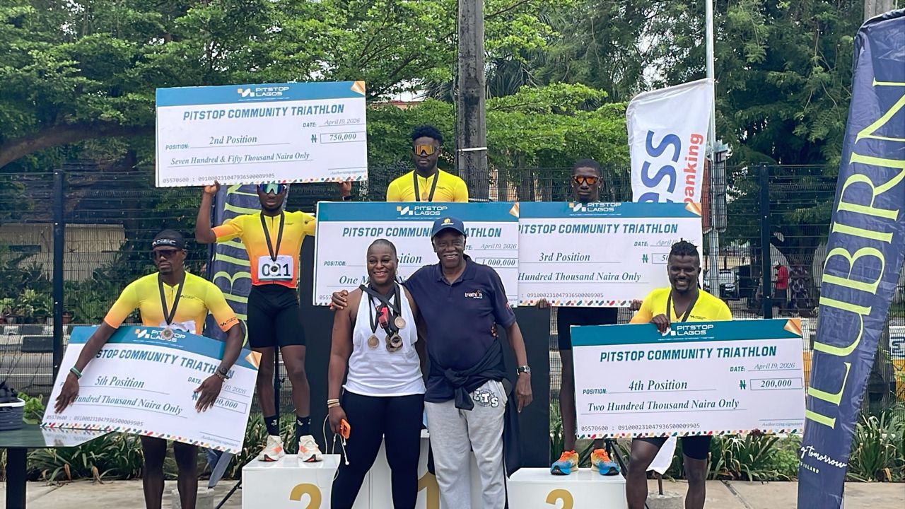 Pitstop Community hosts maiden triathlon in Lagos to promote healthy living