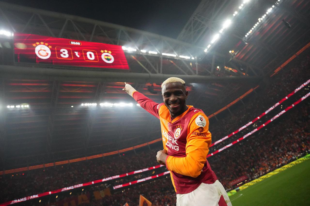 Osimhen strikes as Galatasaray close in on Turkish title with derby win