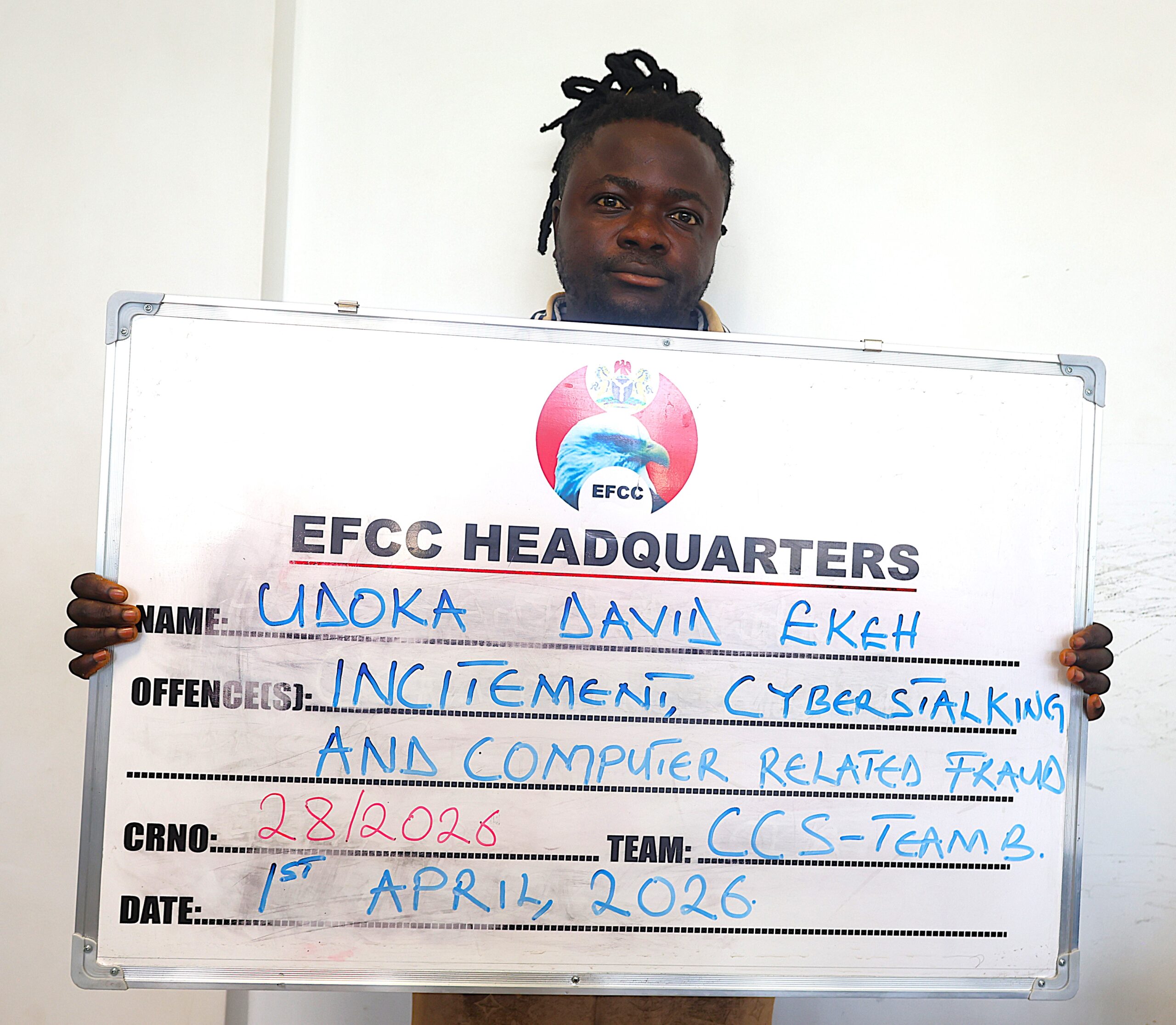 EFCC arrests TikToker over alleged false claims about commission