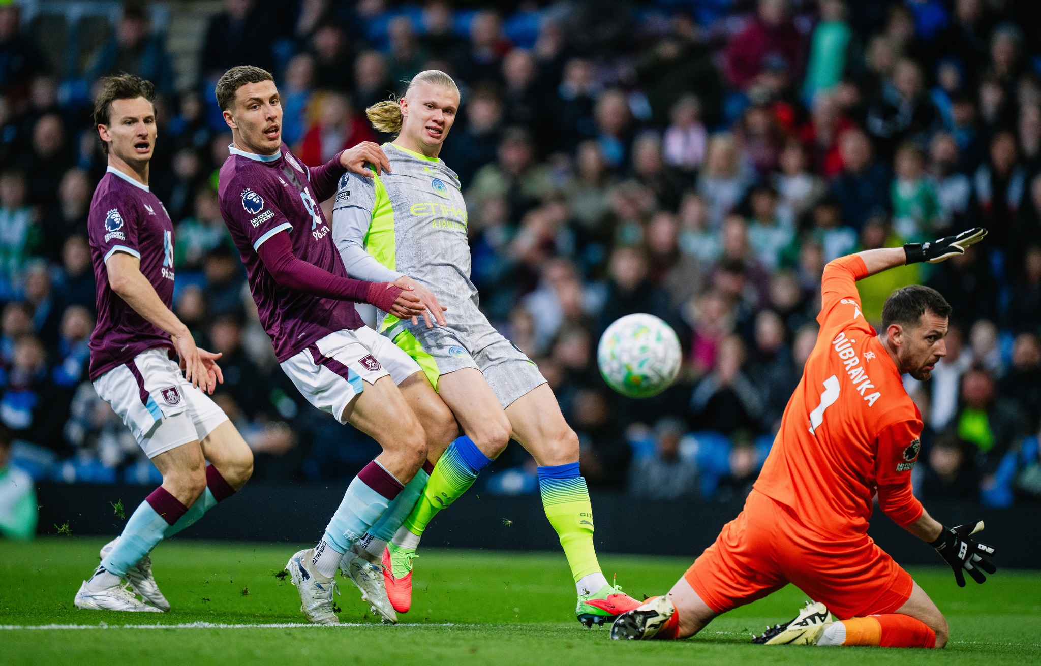 EPL: Man City go top as Burnley relegated after narrow loss