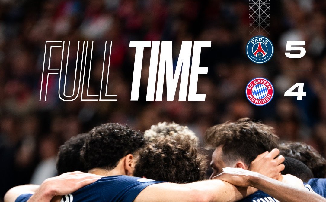 PSG survive Bayern scare in record nine-goal Champions League thriller
