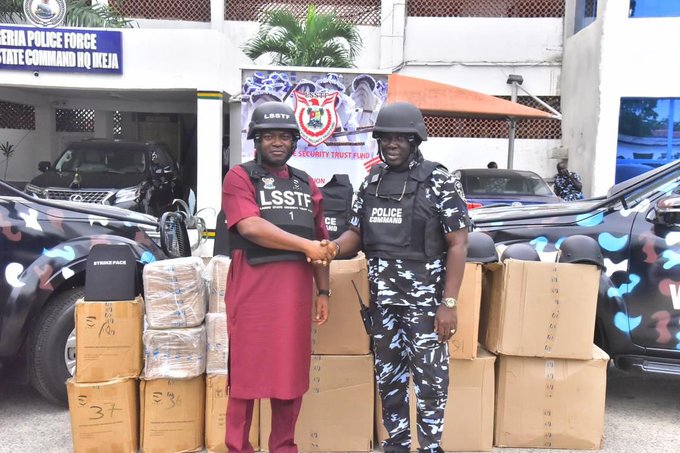Lagos security Fund donates vehicles, protective gear to police in Lagos