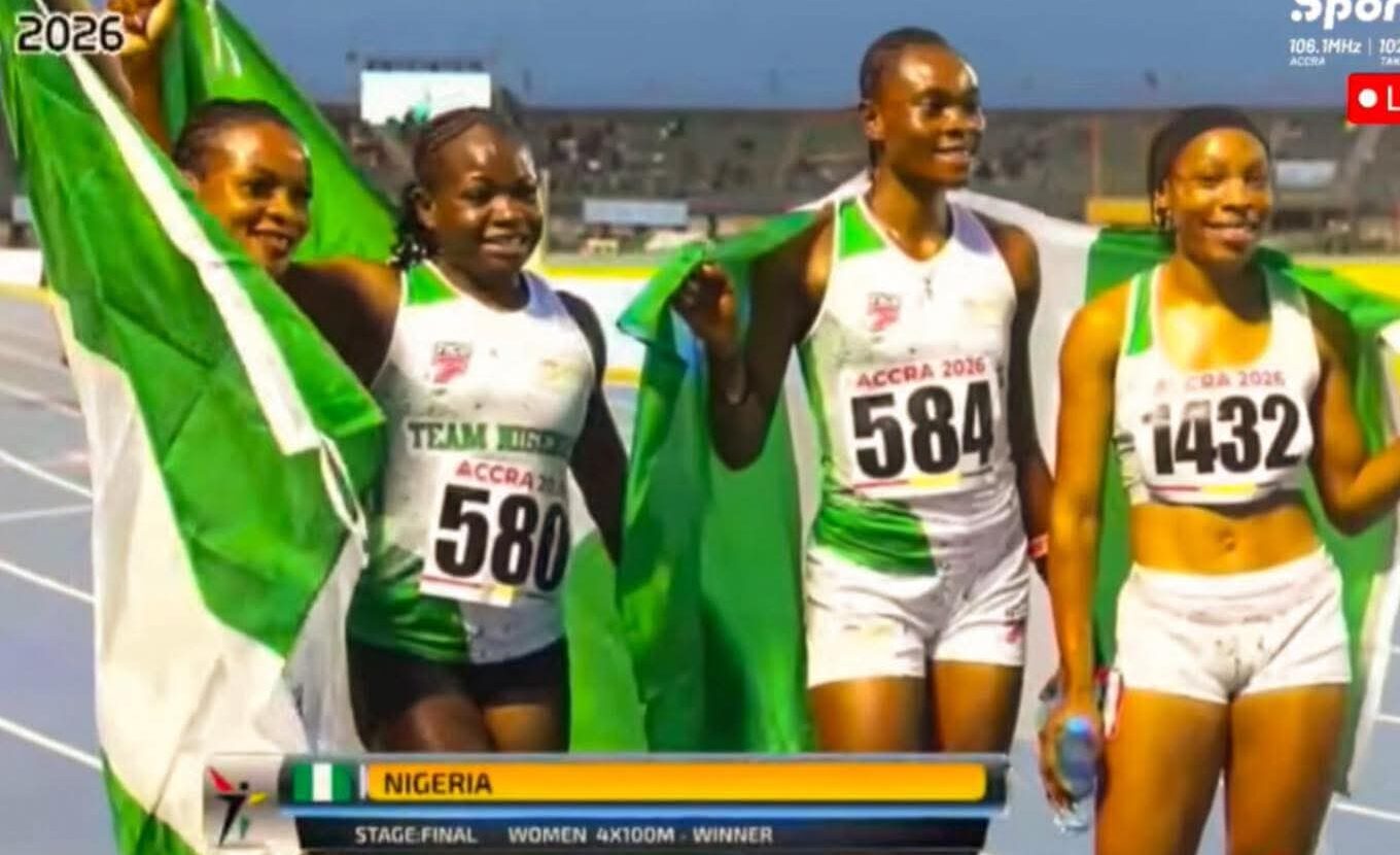 Athletics Championships: Nigeria win relay gold, silver as medal chase continues in Accra