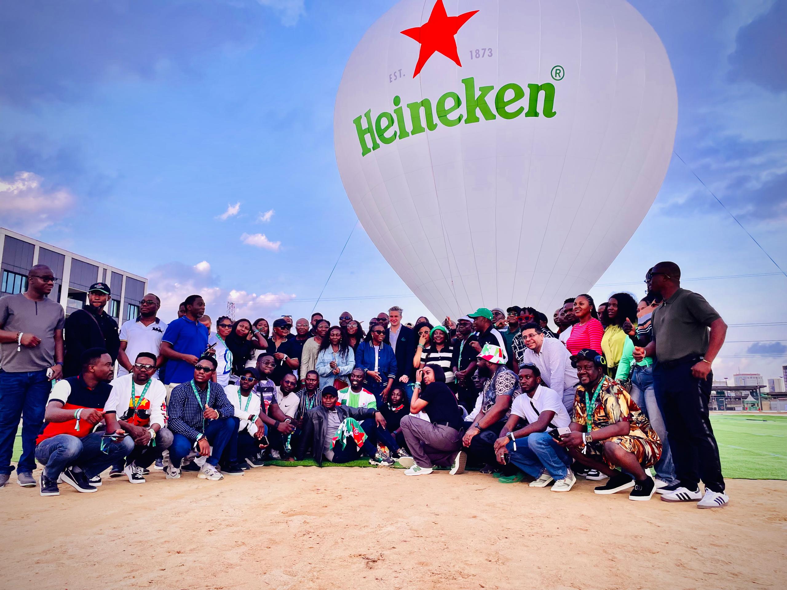 Lagos hosts Heineken’s landmark hot air balloon experience