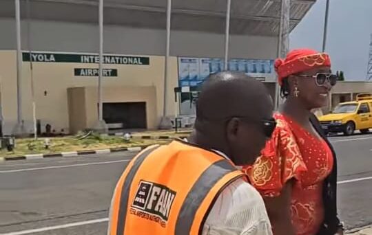 Ex-senator’s wife breaches airport security, escorts husband to aircraft