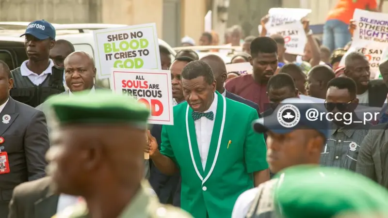 Pastor Adeboye’s viral protest photo wrongly linked to Jonathan administration — RCCG