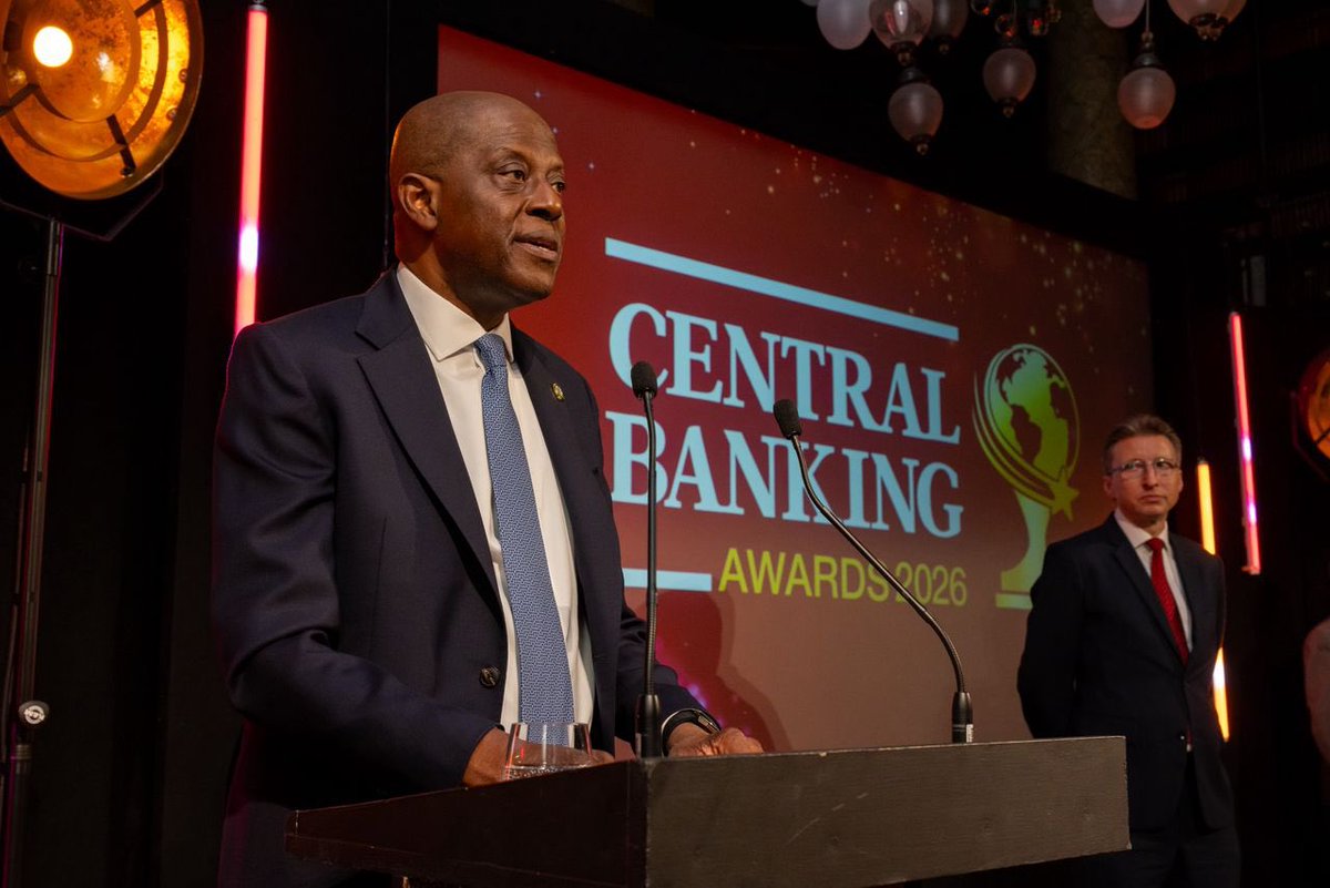 Cardoso receives 2026 Central Banking Central Bank of the Year Award in London