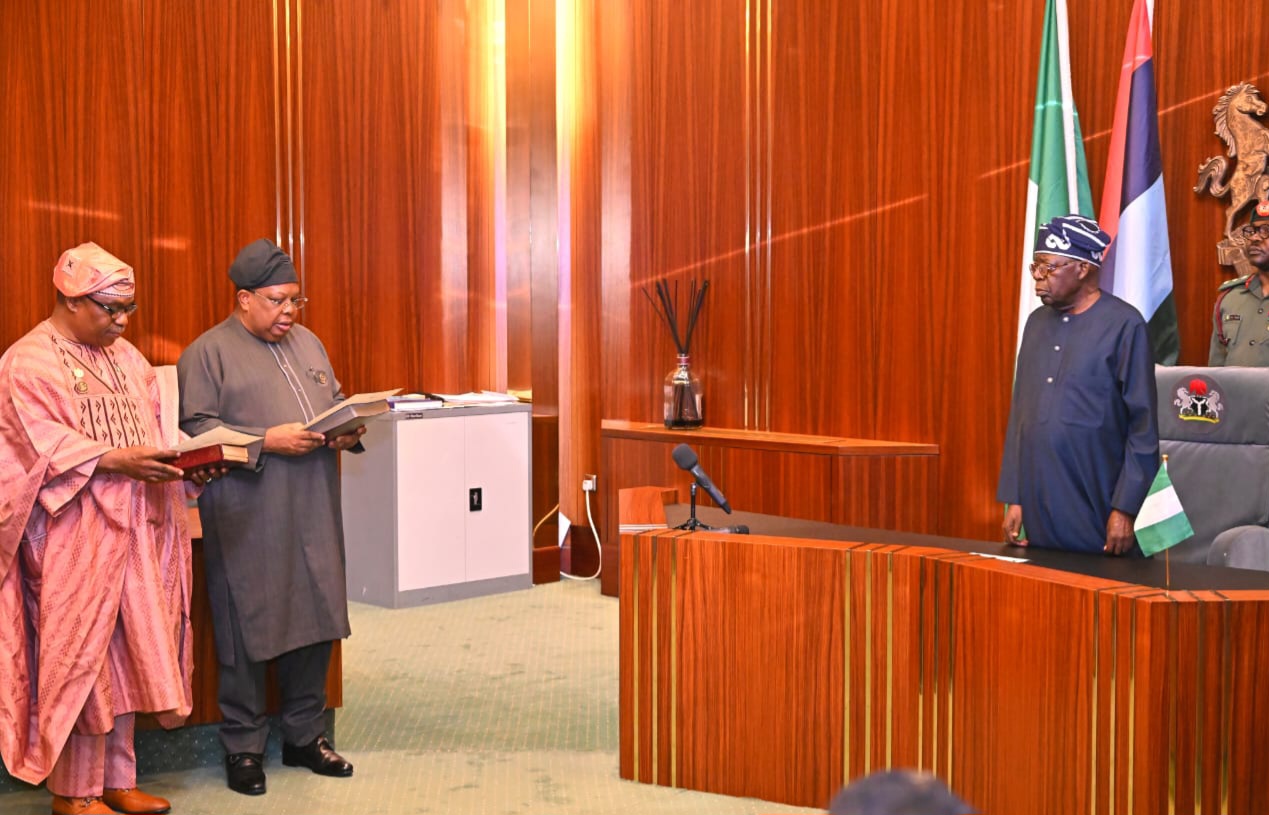 Tinubu swears in power, foreign affairs ministers