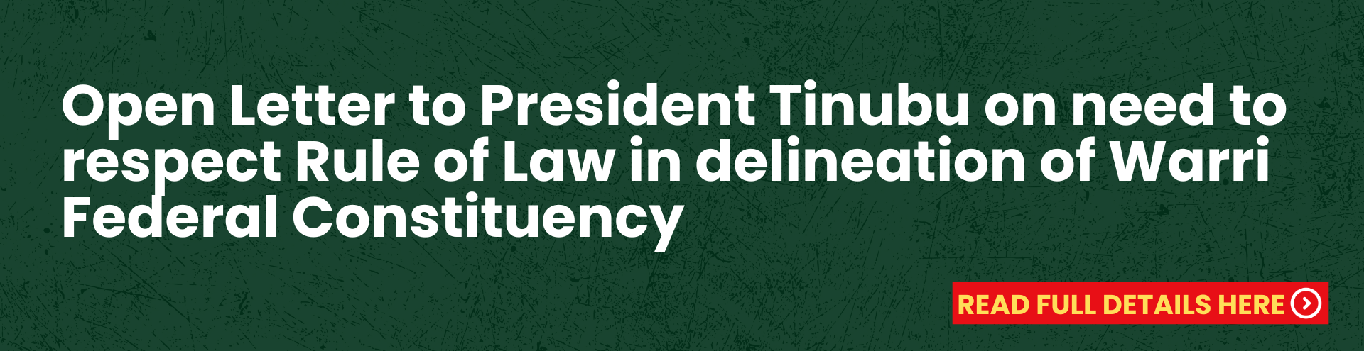 Open Letter to President Tinubu AD