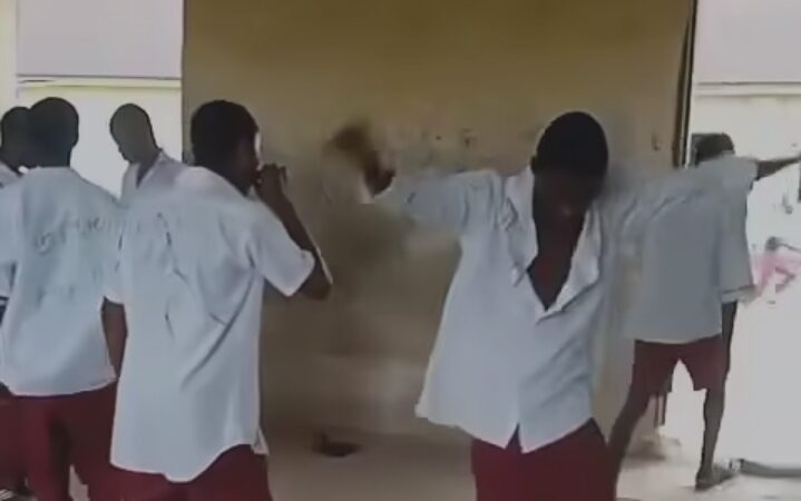 Viral Video: Secondary school students filmed smoking weed inside classroom