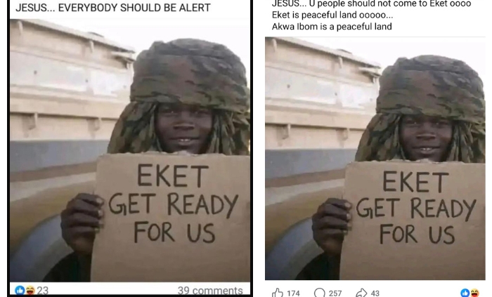 Police arrest man over Facebook post alleging plan by bandits to attack Akwa Ibom