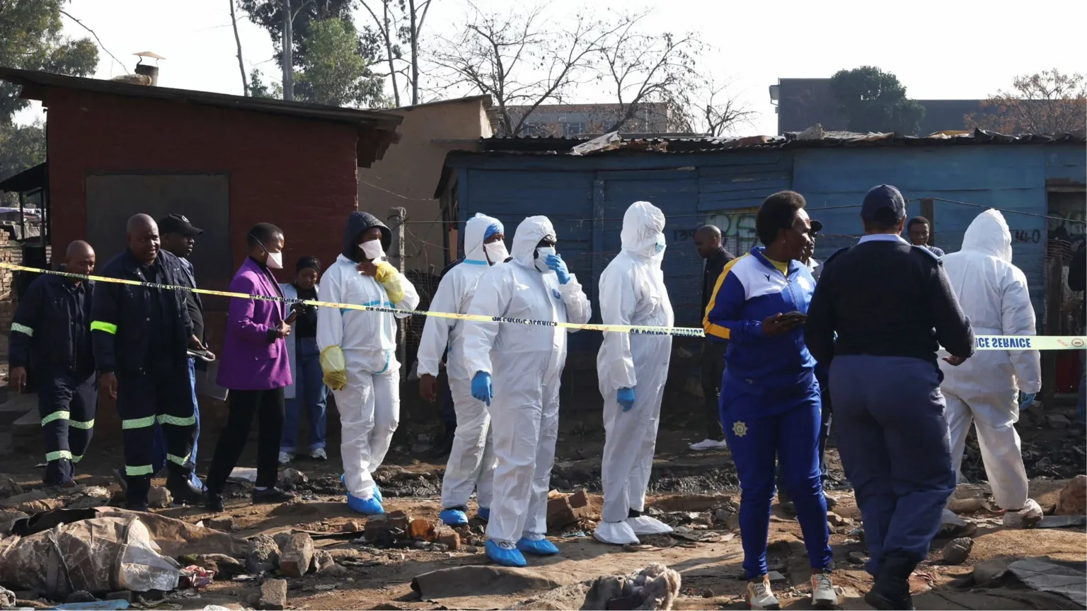South Africa hunts suspects after mass shooting kills 12  people