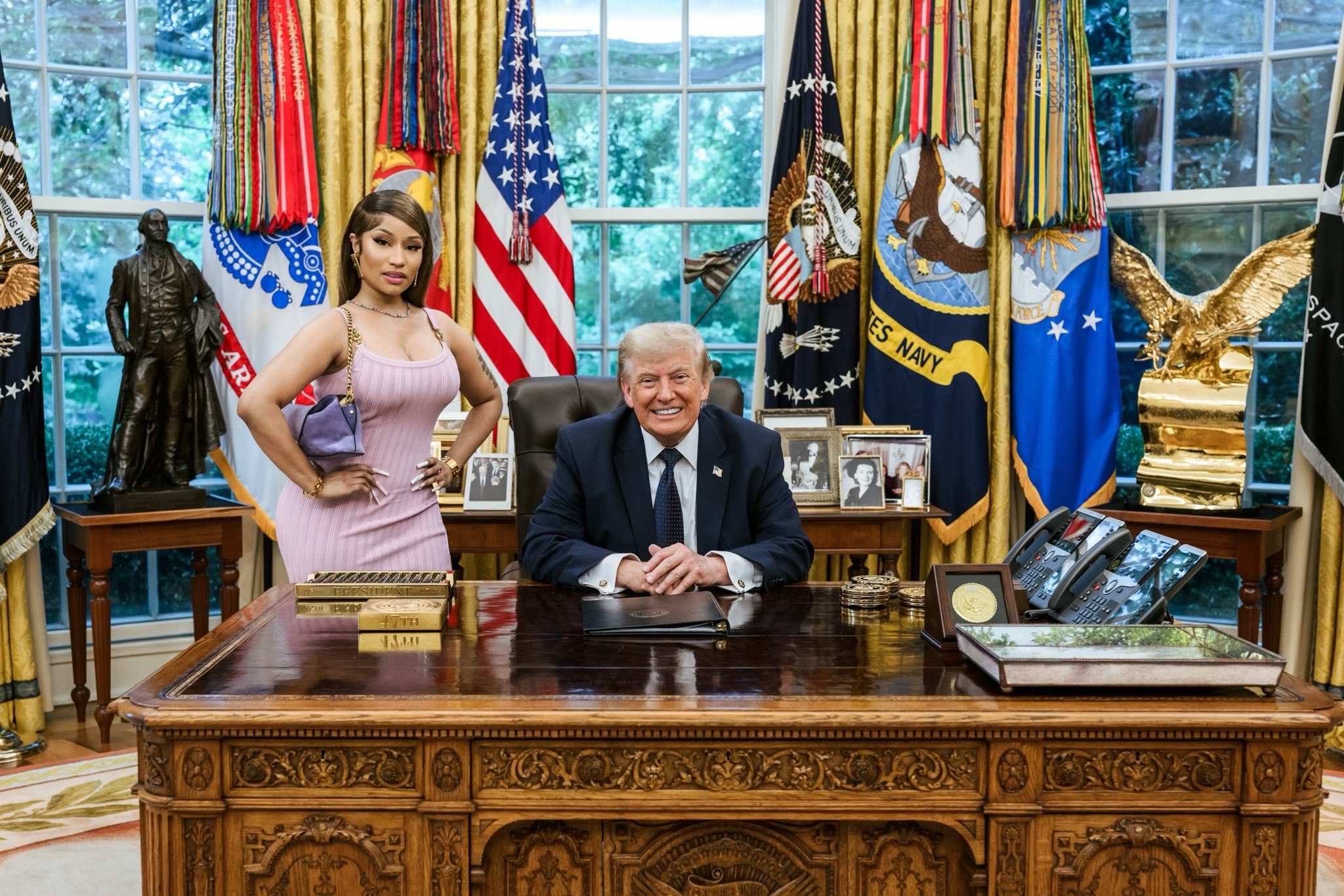 Trump calls Nicki Minaj ‘so hot’ during White House luncheon