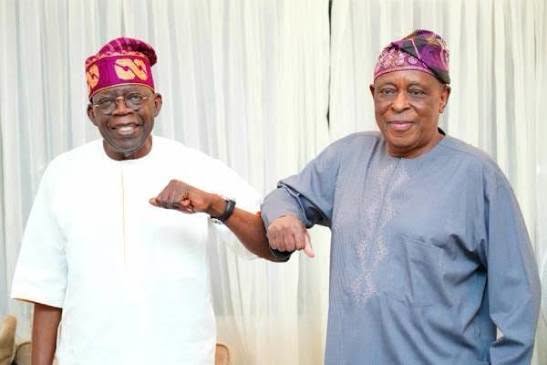 Tinubu pens moving tribute for ex-Governor Osoba, calls him “brother in purpose”